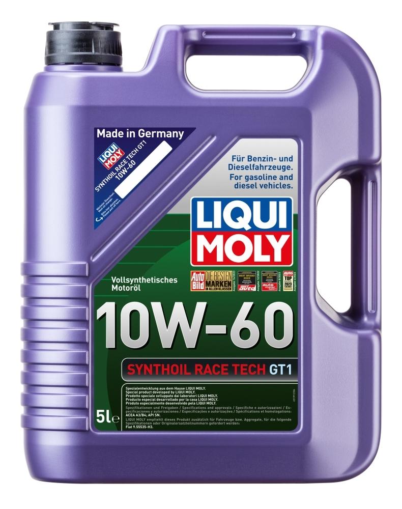 Ulei de Motor LIQUI MOLY Synthoil Race Tech GT1 10W-60, 5 Litri